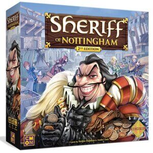 CMON Sheriff of Nottingham 2nd Edition Board Game Still Sealed Medieval Bluffing
